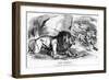 Fiat Justitia! the British Lion and the Afghan Wolves, Cartoon from 'Punch' Magazine-John Tenniel-Framed Giclee Print