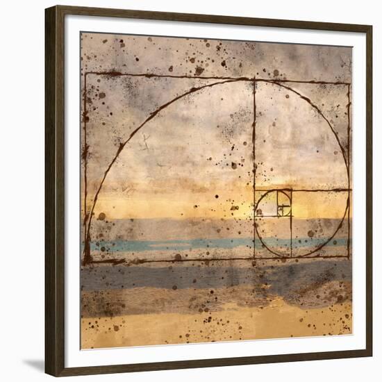 Fibonacci Shell-Marta Wiley-Framed Premium Giclee Print