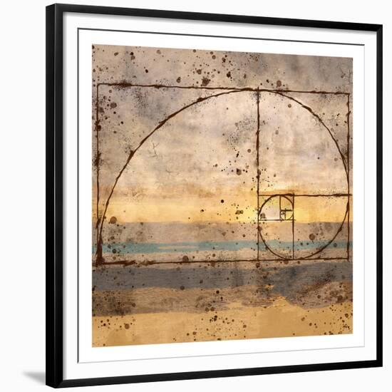 Fibonacci Shell-Marta Wiley-Framed Premium Giclee Print