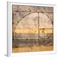 Fibonacci Shell-Marta Wiley-Framed Premium Giclee Print