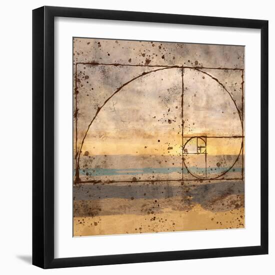 Fibonacci Shell-Marta Wiley-Framed Art Print