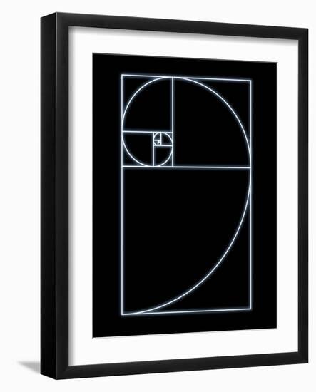 Fibonacci Spiral, Artwork-SEYMOUR-Framed Photographic Print