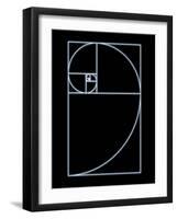 Fibonacci Spiral, Artwork-SEYMOUR-Framed Photographic Print