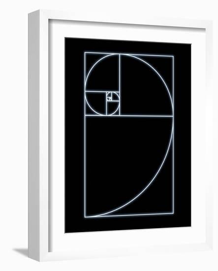 Fibonacci Spiral, Artwork-SEYMOUR-Framed Photographic Print