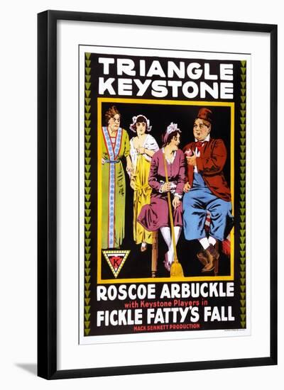 Fickle Fatty's Fall-null-Framed Art Print