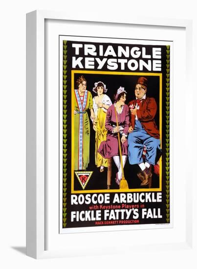 Fickle Fatty's Fall-null-Framed Art Print