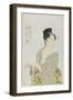 Fickle Type, 1792-1793-Kitagawa Utamaro-Framed Giclee Print