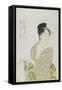 Fickle Type, 1792-1793-Kitagawa Utamaro-Framed Stretched Canvas