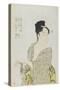 Fickle Type, 1792-1793-Kitagawa Utamaro-Stretched Canvas
