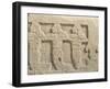 Fictile Tablet Depicting Mourners and Funeral Procession-null-Framed Giclee Print