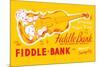 Fiddle Bank-null-Mounted Premium Giclee Print