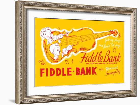 Fiddle Bank-null-Framed Art Print