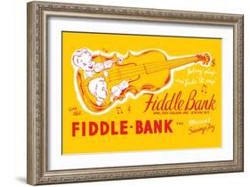 Fiddle Bank-null-Framed Art Print