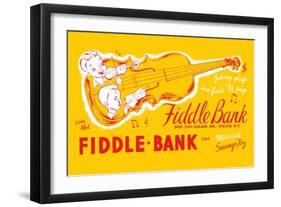 Fiddle Bank-null-Framed Art Print