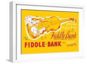 Fiddle Bank-null-Framed Art Print