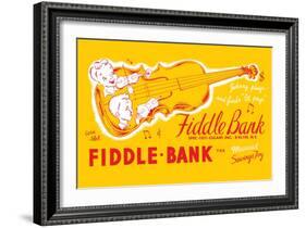 Fiddle Bank-null-Framed Art Print