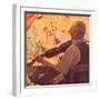 Fiddle Player, 1937-null-Framed Giclee Print