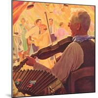 Fiddle Player, 1937-null-Mounted Giclee Print