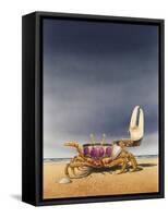 Fiddler Crab-Harro Maass-Framed Stretched Canvas