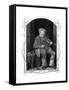 Fiddler in Cottage-null-Framed Stretched Canvas