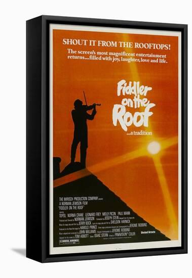 Fiddler on the Roof, 1971-null-Framed Stretched Canvas