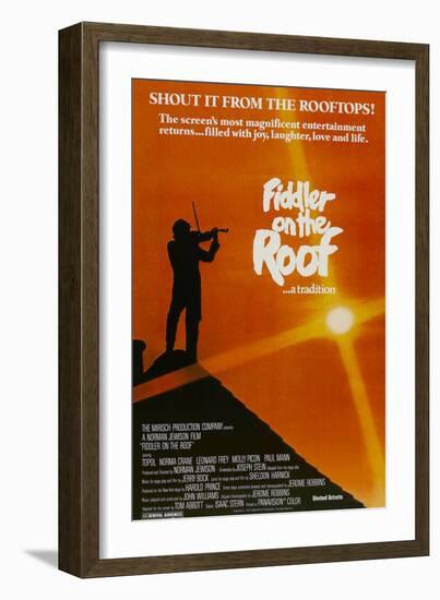 Fiddler on the Roof, 1971-null-Framed Art Print