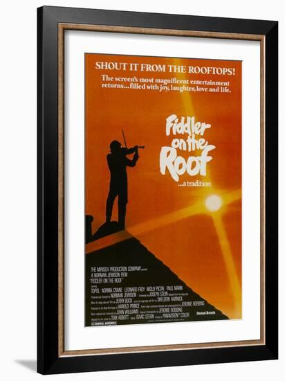 Fiddler on the Roof, 1971-null-Framed Art Print