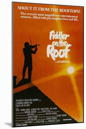 Fiddler on the Roof, 1971-null-Mounted Art Print