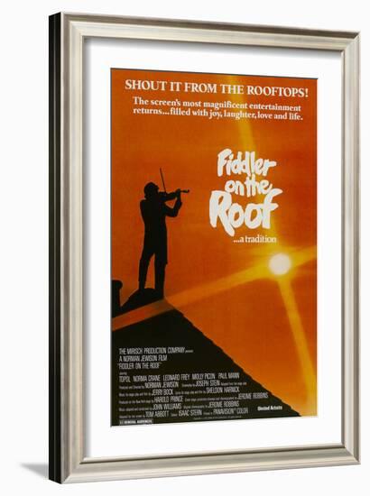 Fiddler on the Roof, 1971-null-Framed Art Print