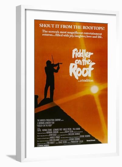 Fiddler on the Roof, 1971-null-Framed Art Print