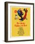 Fiddler on the Roof - Starring Zero Mostel - Music by Harold Prince, Vintage Theater Poster, 1964-Tom Morrow-Framed Art Print