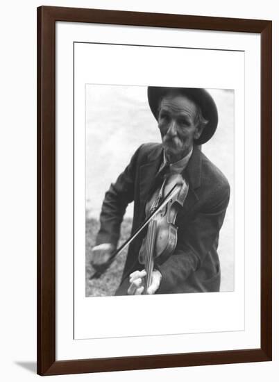 Fiddlin' Bill Henseley, Mountain Fiddler-Ben Shahn-Framed Art Print