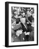 Fidel Castro and Nikita Khrushchev in New York for the General Assembly of the United Nations, 1960-null-Framed Photographic Print