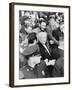 Fidel Castro and Nikita Khrushchev in New York for the General Assembly of the United Nations, 1960-null-Framed Photographic Print
