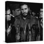 Fidel Castro arrives at MATS Terminal, Washington, D.C., c.1959-null-Stretched Canvas