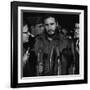 Fidel Castro arrives at MATS Terminal, Washington, D.C., c.1959-null-Framed Photo