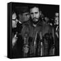 Fidel Castro Arrives Mats Terminal, Washington D.C.-Warren K. Leffler-Framed Stretched Canvas