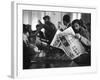 Fidel Castro Giving Press Conference after Arriving at Outskirts of Havana-null-Framed Premium Photographic Print