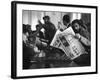 Fidel Castro Giving Press Conference after Arriving at Outskirts of Havana-null-Framed Premium Photographic Print