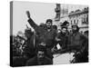 Fidel Castro, with His Fellow Revolutionaries, Entering Havana on January 8, 1959-null-Stretched Canvas