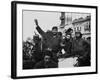 Fidel Castro, with His Fellow Revolutionaries, Entering Havana on January 8, 1959-null-Framed Photo