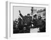 Fidel Castro, with His Fellow Revolutionaries, Entering Havana on January 8, 1959-null-Framed Photo