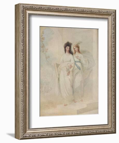 'Fidelia and Speranza', 1784-Benjamin West-Framed Giclee Print