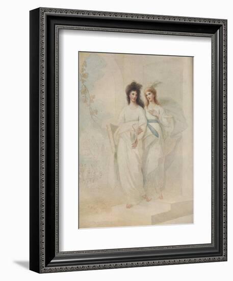 'Fidelia and Speranza', 1784-Benjamin West-Framed Giclee Print