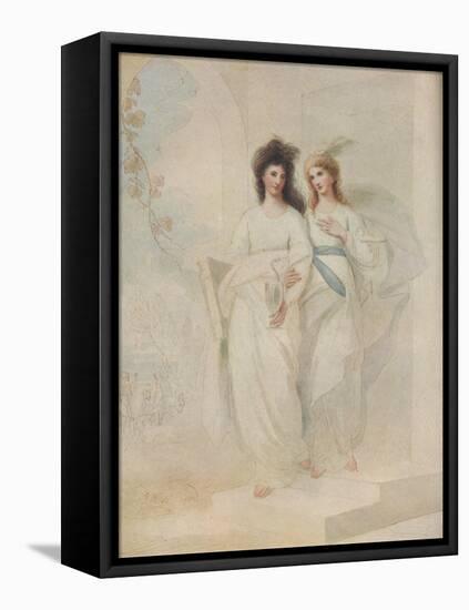 'Fidelia and Speranza', 1784-Benjamin West-Framed Stretched Canvas