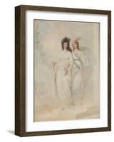 'Fidelia and Speranza', 1784-Benjamin West-Framed Giclee Print