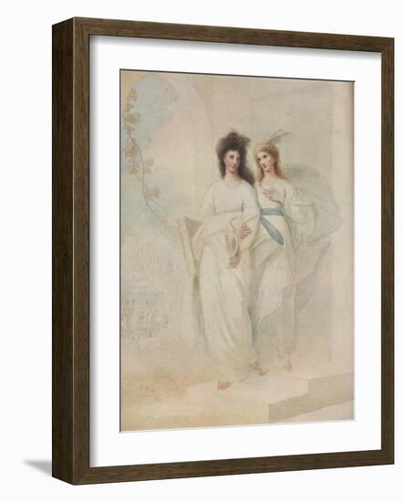 'Fidelia and Speranza', 1784-Benjamin West-Framed Giclee Print