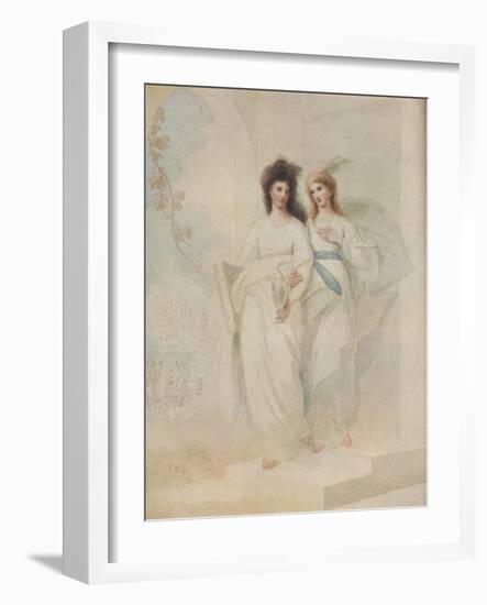 'Fidelia and Speranza', 1784-Benjamin West-Framed Giclee Print