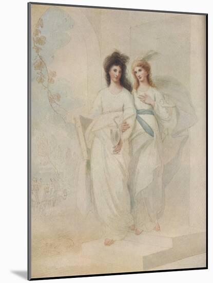 'Fidelia and Speranza', 1784-Benjamin West-Mounted Giclee Print