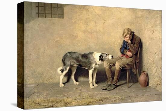 Fidelity, 1869-Briton Rivière-Stretched Canvas